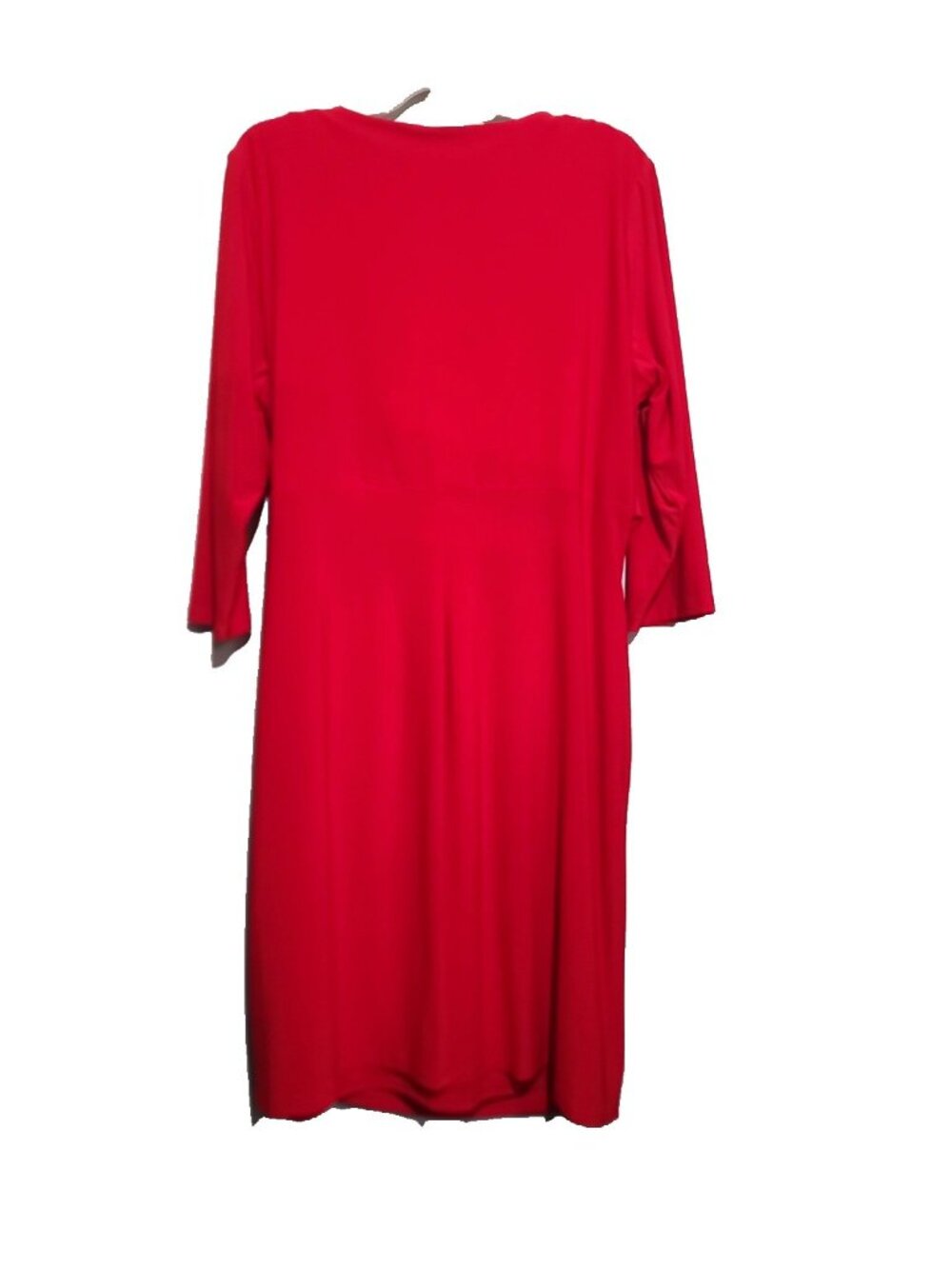 Lauren Ralph Lauren Dresses Red Fitted Midi Size 18 - Picture 2 of 5